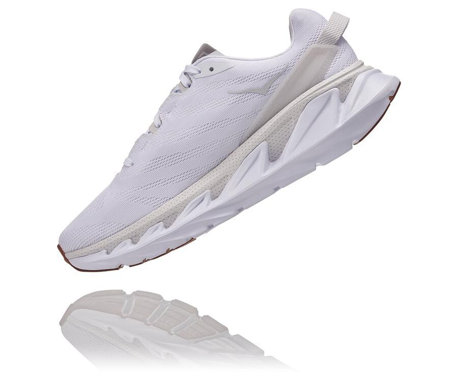 Zapatillas Asfalto Hoka One One Hombre - Elevon 2 - Blancas - OTK947083